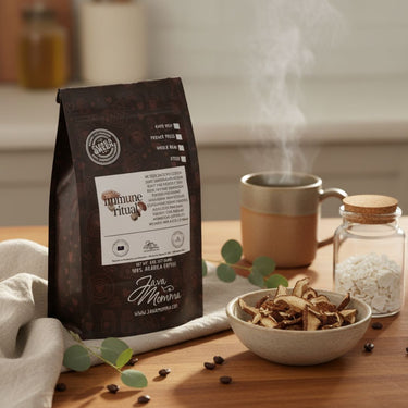 Immune Ritual 🛡️ – Guatemalan Coffee with Reishi, Shiitake & Marine Magnesium